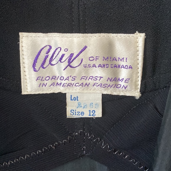 VINTAGE Tuxedo Style Dress - RARE!!! 50/60s - Picture 9 of 9